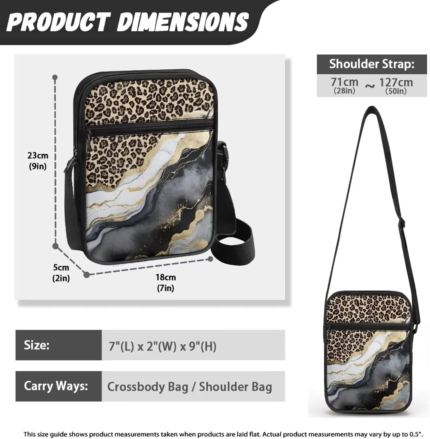 TODIYADDU Stylish Shoulder Bag for Women Men Fashion Messenger Bag Portable Handbags for Notebook Keys Cards Nice Chest Bag