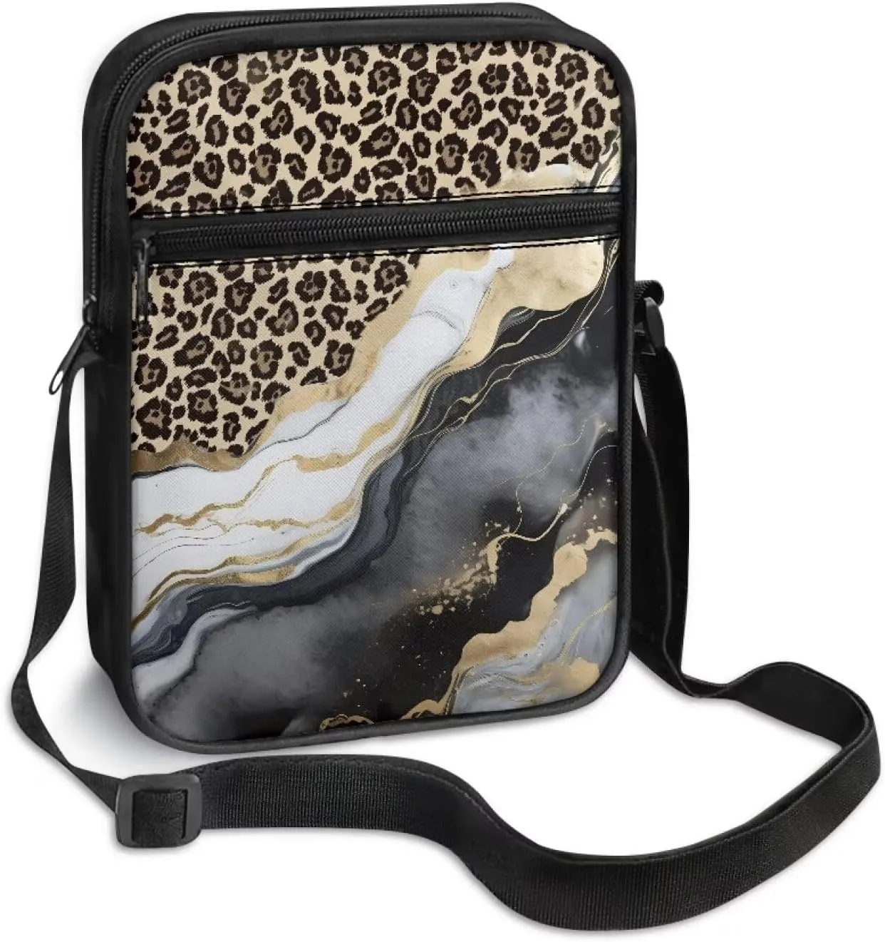 TODIYADDU Stylish Shoulder Bag for Women Men Fashion Messenger Bag Portable Handbags for Notebook Keys Cards Nice Chest Bag