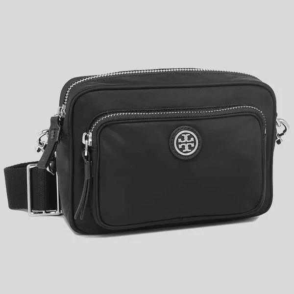 TORY BURCH Nylon Mini Crossbody/Sling Bag Black RS-84996