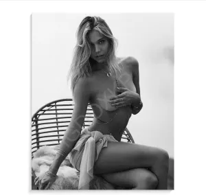TOYOCC Room Aesthetics Poster Alexis Ren Perfect Body Sexy Model Art Poster (2) Canvas Poster Bedroom Decor Office Room Decor Gift Frame-style 8x10inch(20x25cm)