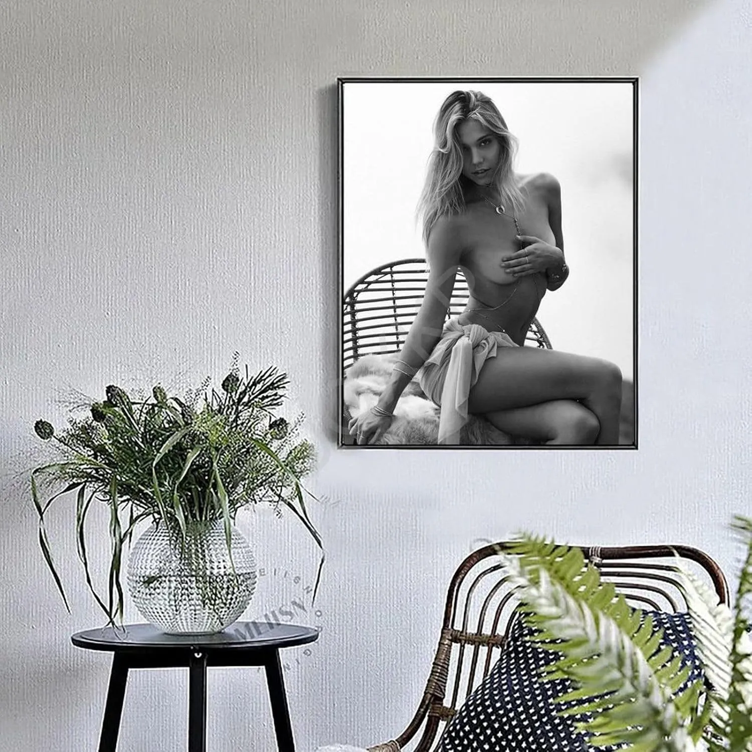 TOYOCC Room Aesthetics Poster Alexis Ren Perfect Body Sexy Model Art Poster (2) Canvas Poster Bedroom Decor Office Room Decor Gift Frame-style 8x10inch(20x25cm)