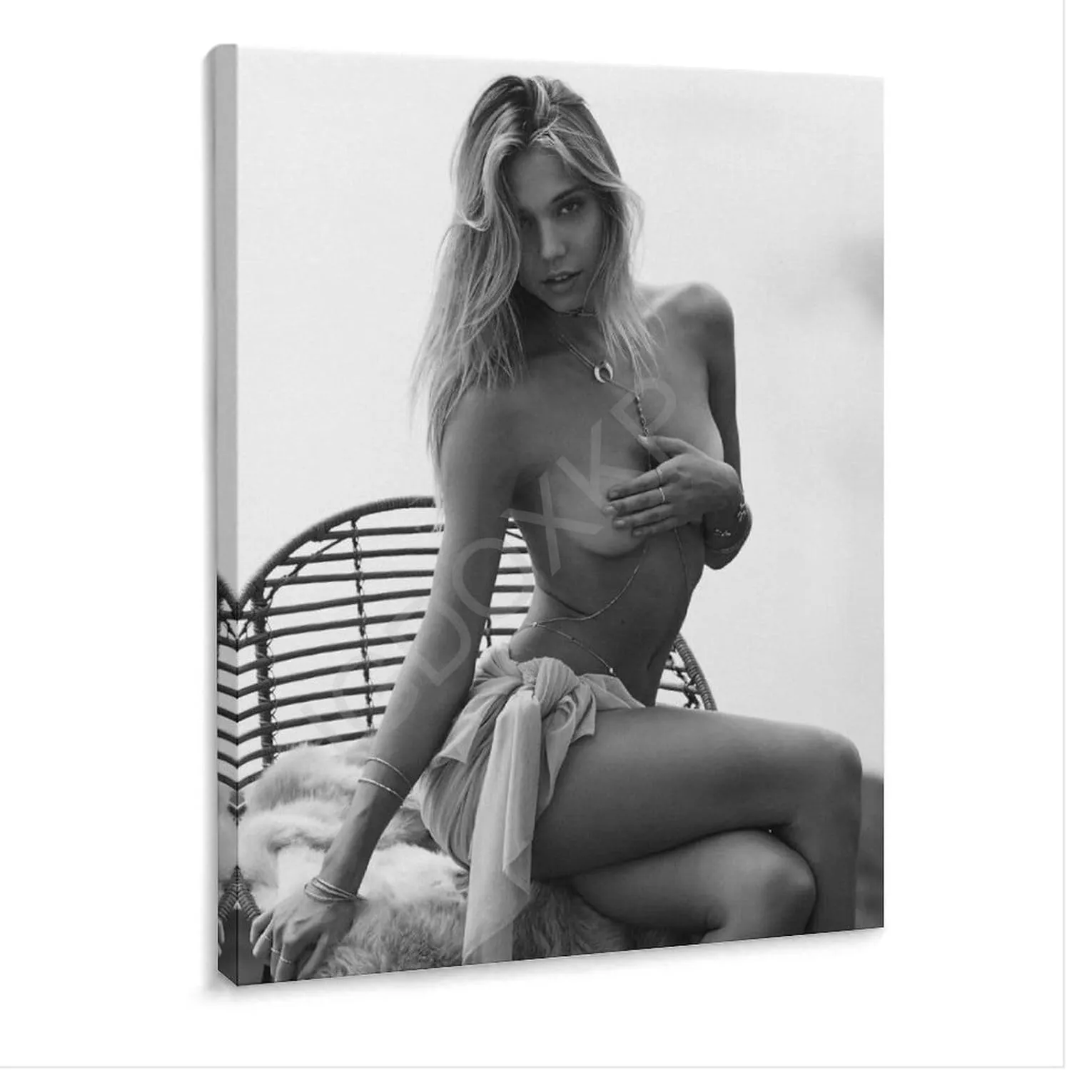 TOYOCC Room Aesthetics Poster Alexis Ren Perfect Body Sexy Model Art Poster (2) Canvas Poster Bedroom Decor Office Room Decor Gift Frame-style 8x10inch(20x25cm)