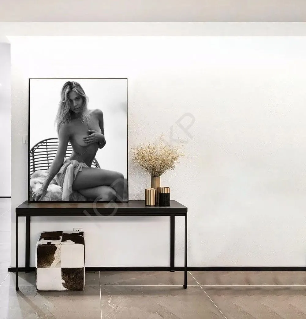 TOYOCC Room Aesthetics Poster Alexis Ren Perfect Body Sexy Model Art Poster (2) Canvas Poster Bedroom Decor Office Room Decor Gift Frame-style 8x10inch(20x25cm)