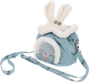Toyvian Portable Hamster Carrier Bag Breathable and Warm Travel Pouch for Animals Durable Design for Outdoor Use for Hamsters Rats and Guinea Pigs