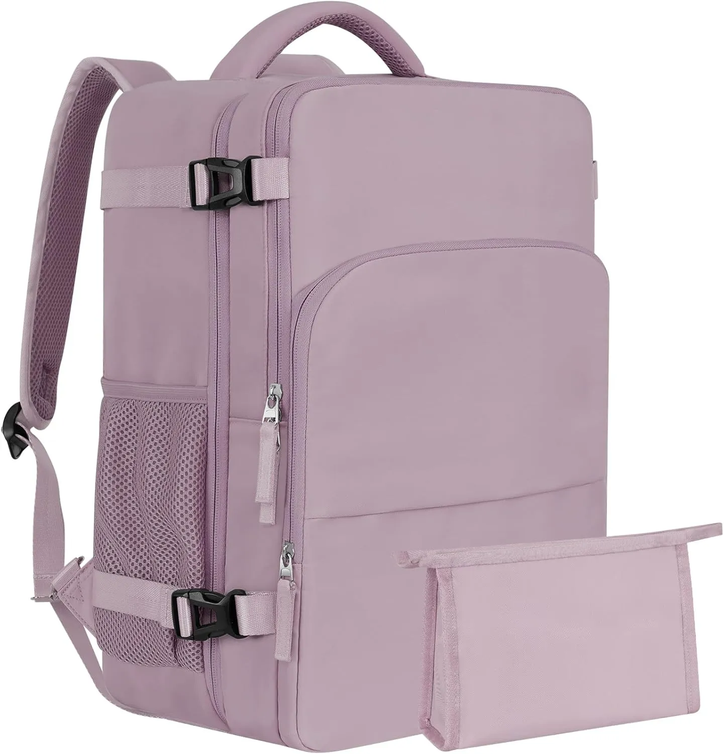 Travel Backpack, Carry On Backpack, Personal Item Bag for Airlines, Lightweight Casual Work College Gym Hiking Daypack Weekender bag, Laptop Backpack, Light Purple