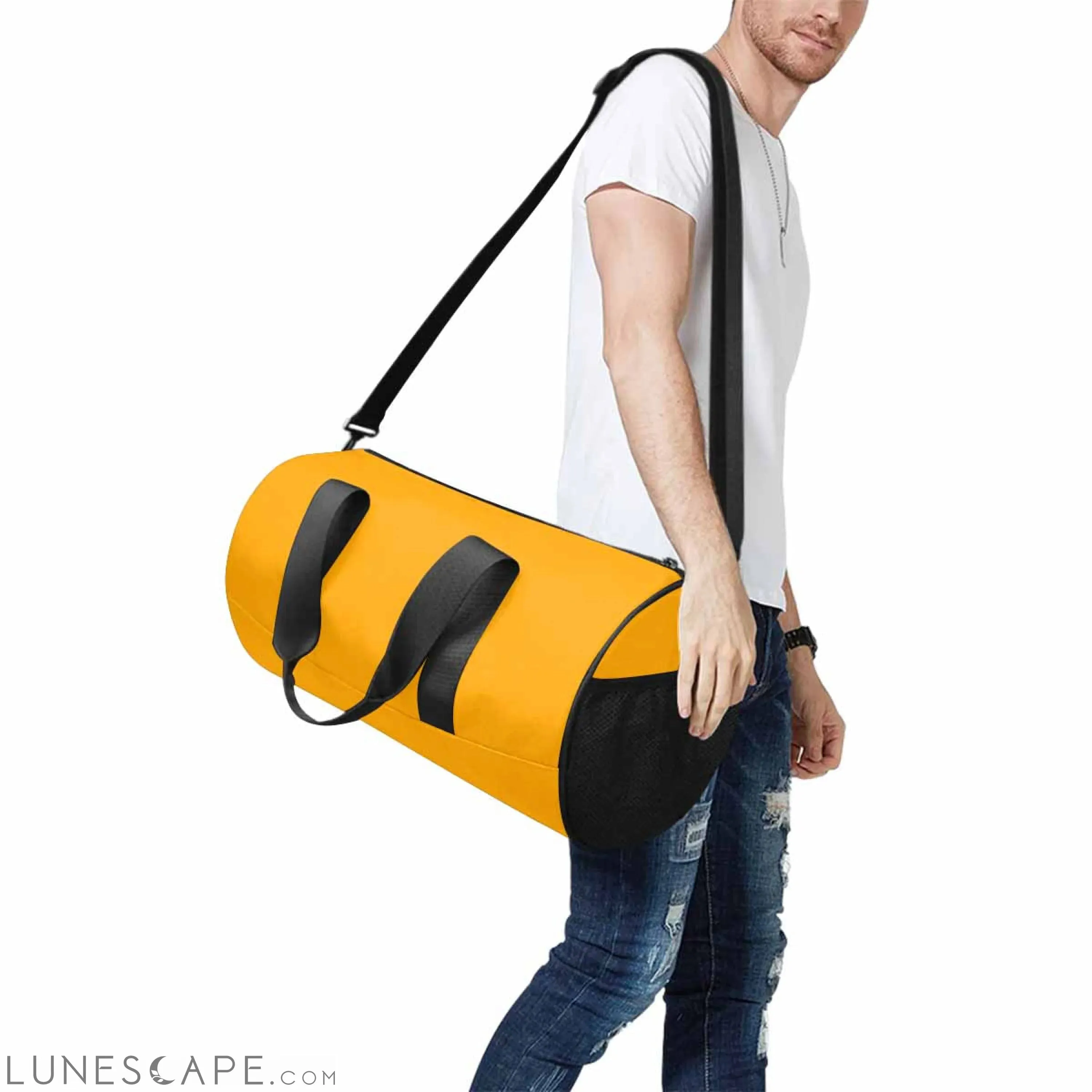 Travel Duffel Bag - Orange - Carry