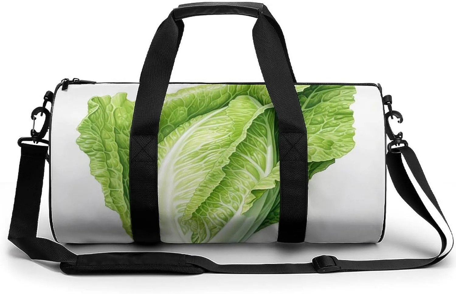 Travel Duffel Bag Weekender Bags for Men Women Large Capacity Overnight Bags Emerald Green Cabbage Travel Sports Gym Bag Canvas Carry On Tote Bags for Travel Yoga