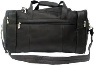 Travel Duffel with Side Pockets, Black, One Size