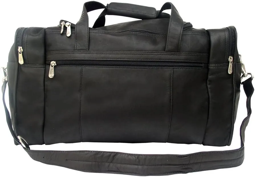 Travel Duffel with Side Pockets, Black, One Size