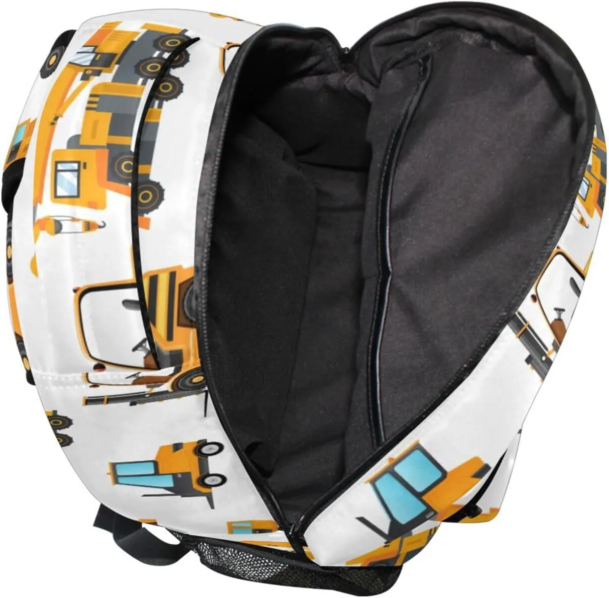 Travel Laptop Backpack Daypack Industrial Elevator Truck College School Computer Bag Bookbag for Kids, Fits 3 to 6 years old