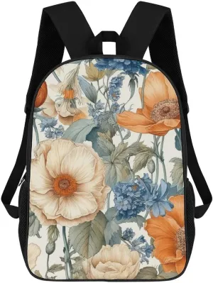 Travel Laptop Backpack for Men And Women, Pastoral Scenery Printed Durable Computer Bags Lightweight Casual Daypack, Laptop Bag Fit 15.6 Inch Notebook