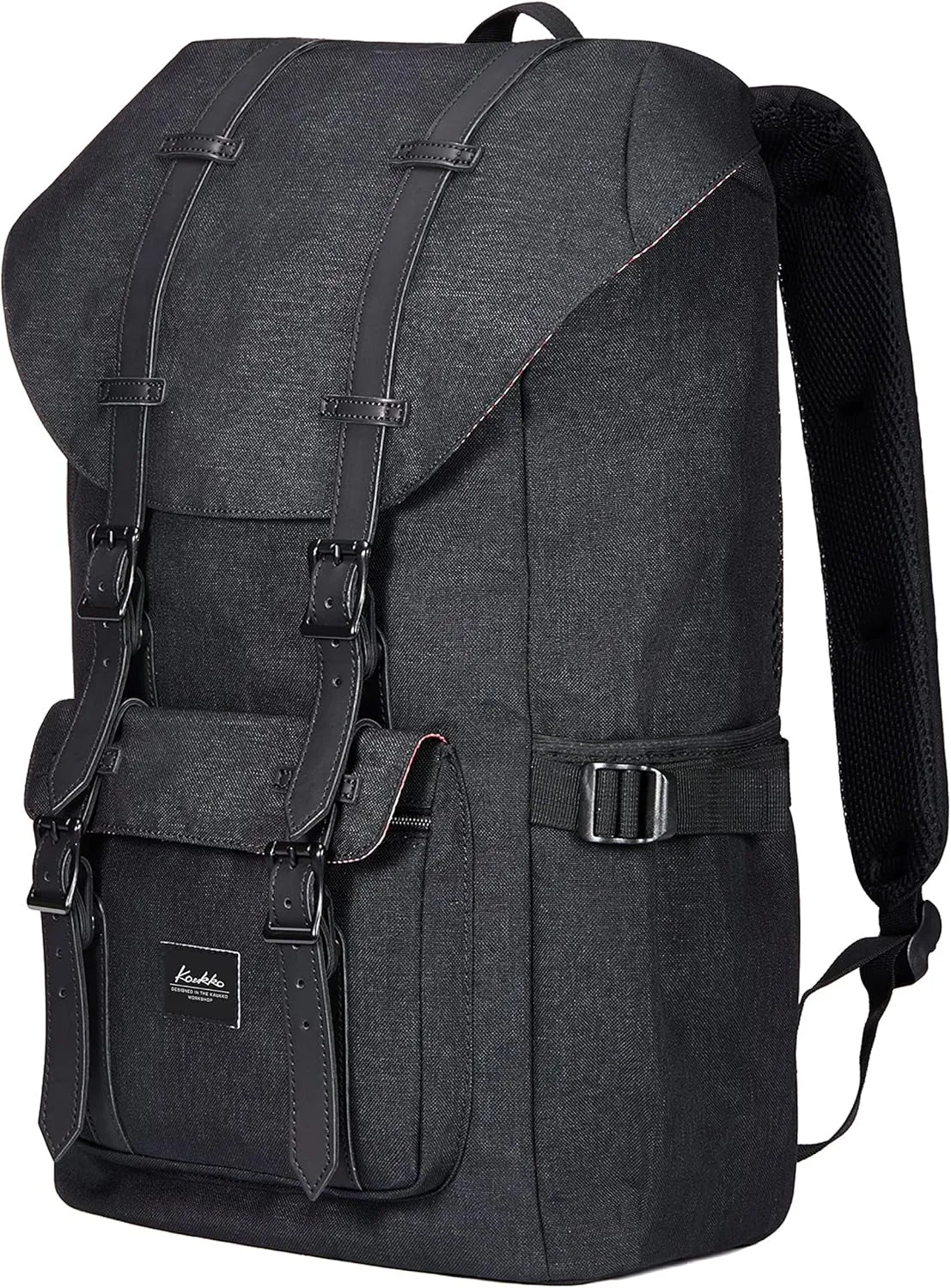 Travel Laptop Backpack, Outdoor Rucksack, School backpack Fits 15.6(Linen Black)