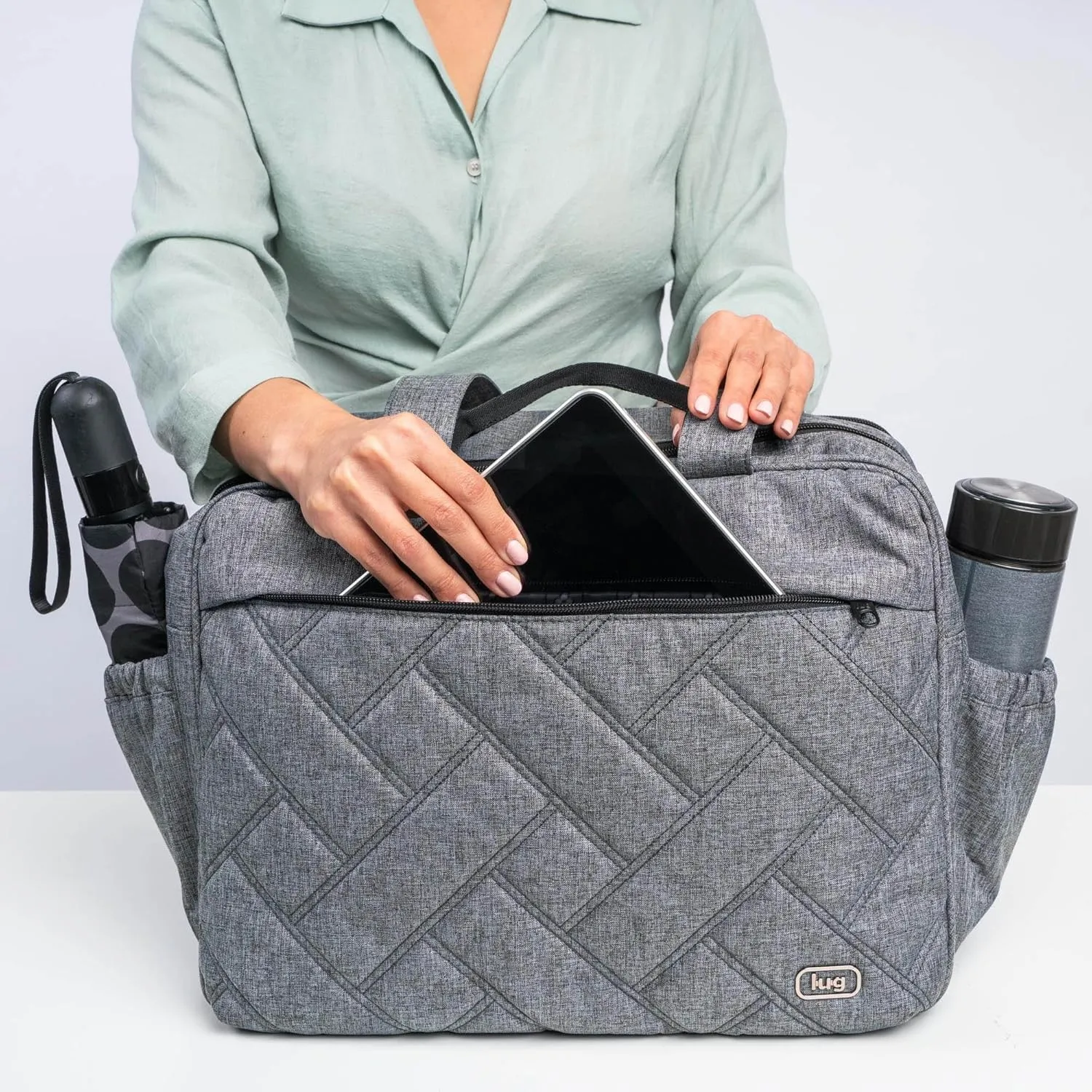 Trolley Bus Duffel Bag, ALOHA NAVY