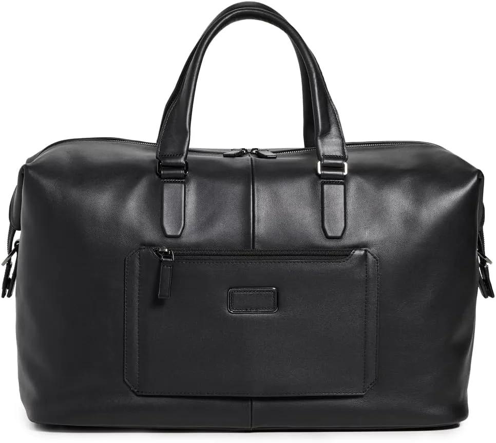 Tumi Men's Nelson Duffel, Black Bombe, One Size