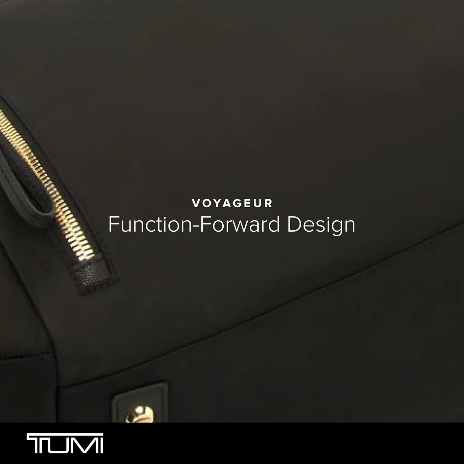 TUMI - Voyageur Venice Duffel - Aesthetic Travel Duffel Bag for Women - Multicompartment Weekender Ladies' Bag - Black/Gold