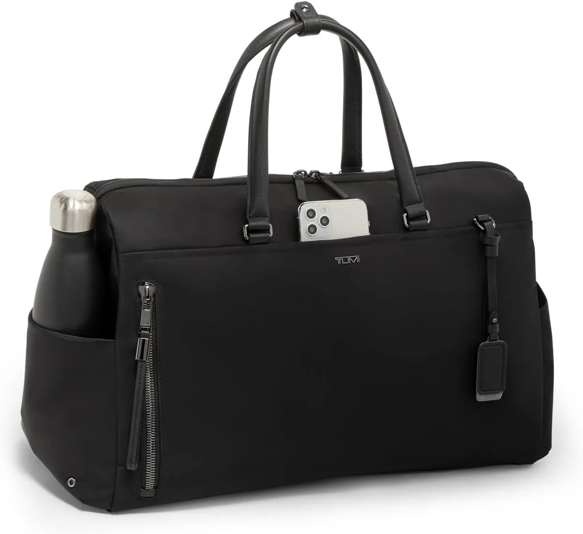 TUMI - Voyageur Venice Duffel - Aesthetic Travel Duffel Bag for Women - Multicompartment Weekender Ladies' Bag - Black/Gunmetal