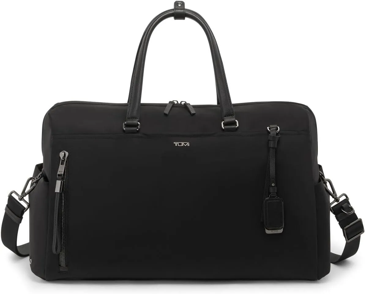 TUMI - Voyageur Venice Duffel - Aesthetic Travel Duffel Bag for Women - Multicompartment Weekender Ladies' Bag - Black/Gunmetal