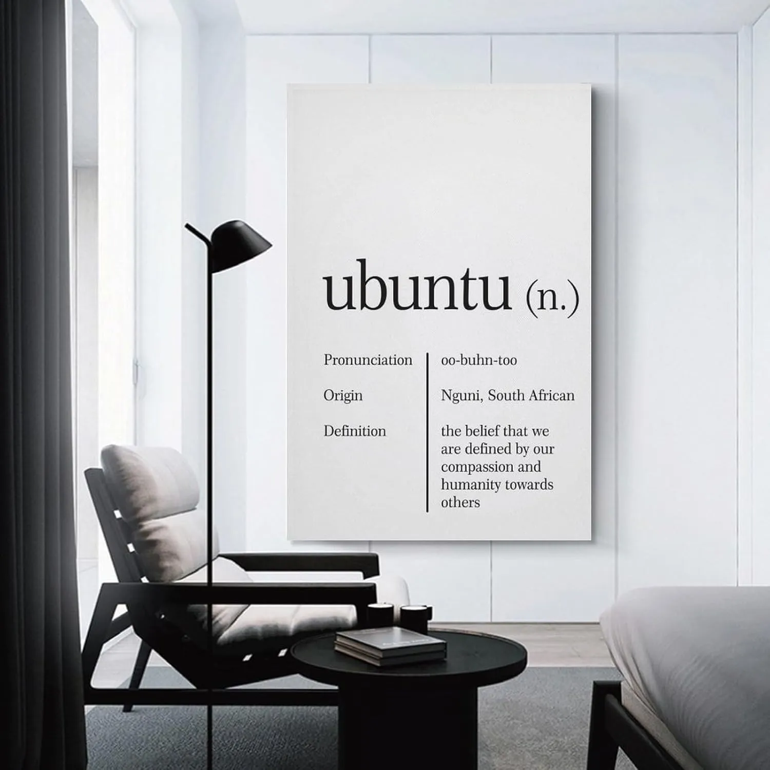 Ubuntu Definition Wall Art Quote Poster Painting Wall Art Poster2-gigapixel-scale-2x Poster for Room Aesthetic Posters & Prints on Canvas Wall Art Poster for Room 12x18inch(30x45cm)