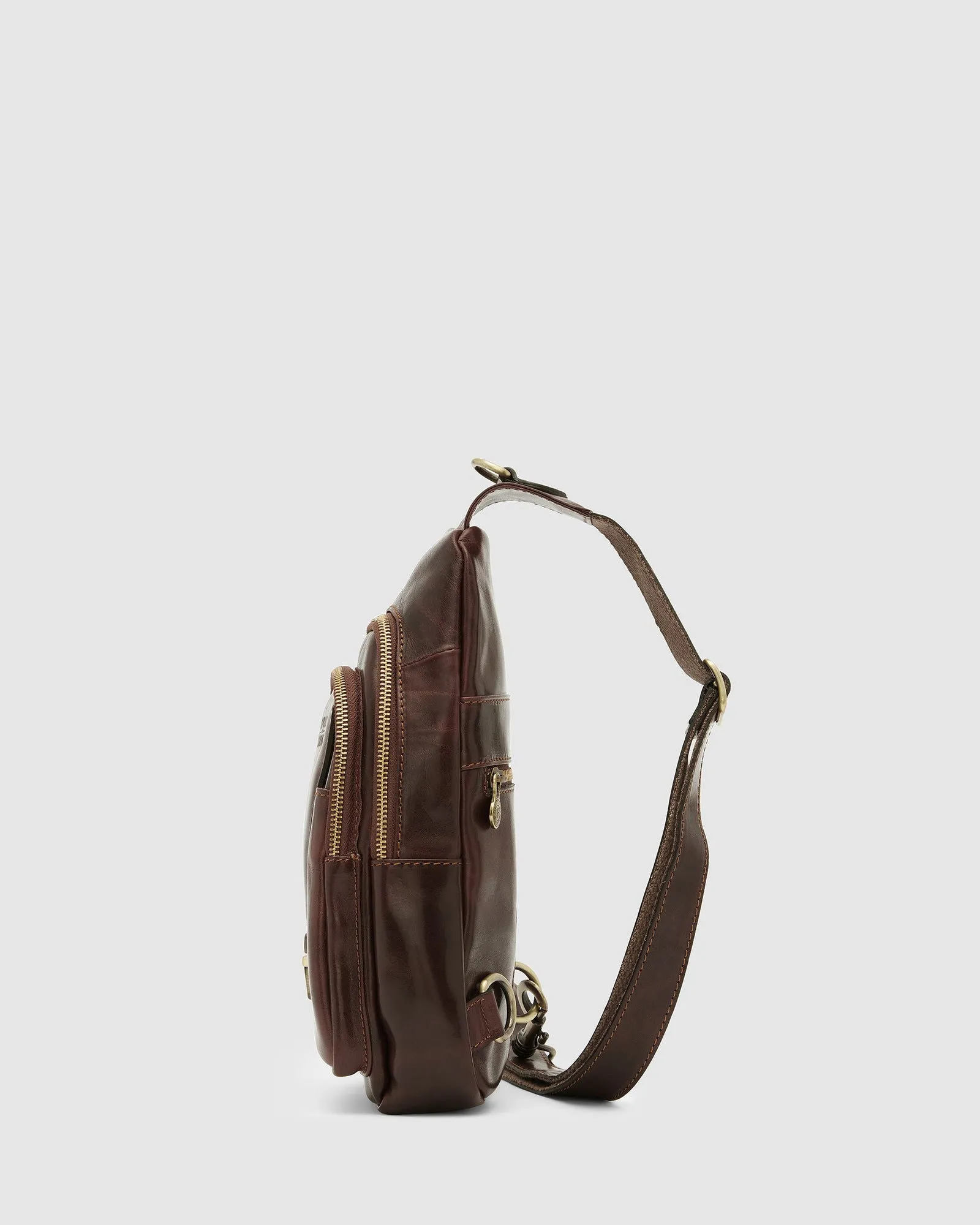 Valerio Brown - Leather Sling Brown