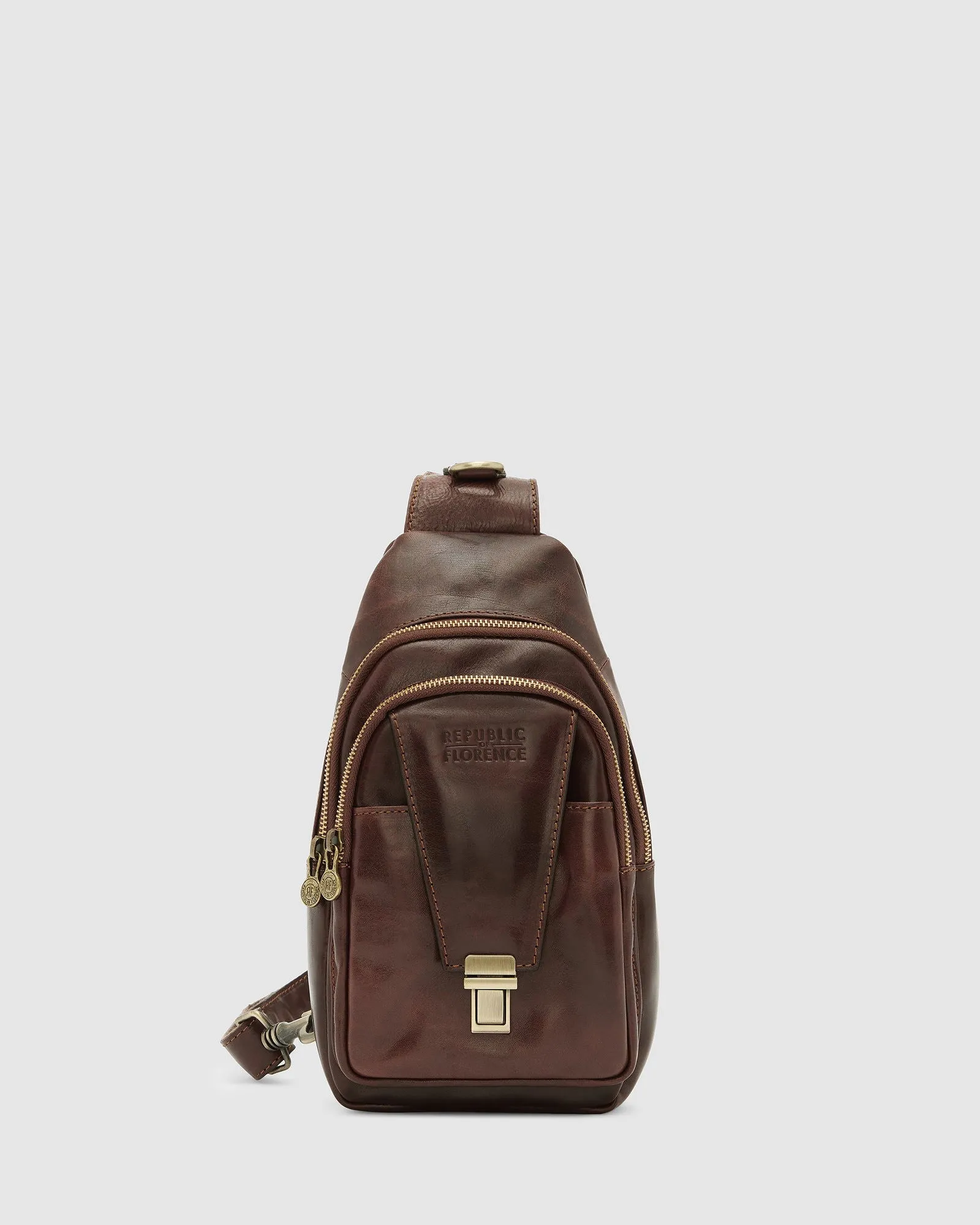 Valerio Brown - Leather Sling Brown