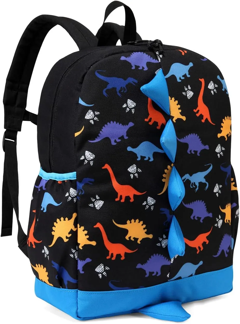 VASCHY Dinosaur Toddler Backpack, Cute Little Boys Girls Kids Schoolbag Bookbag w Chest Strap
