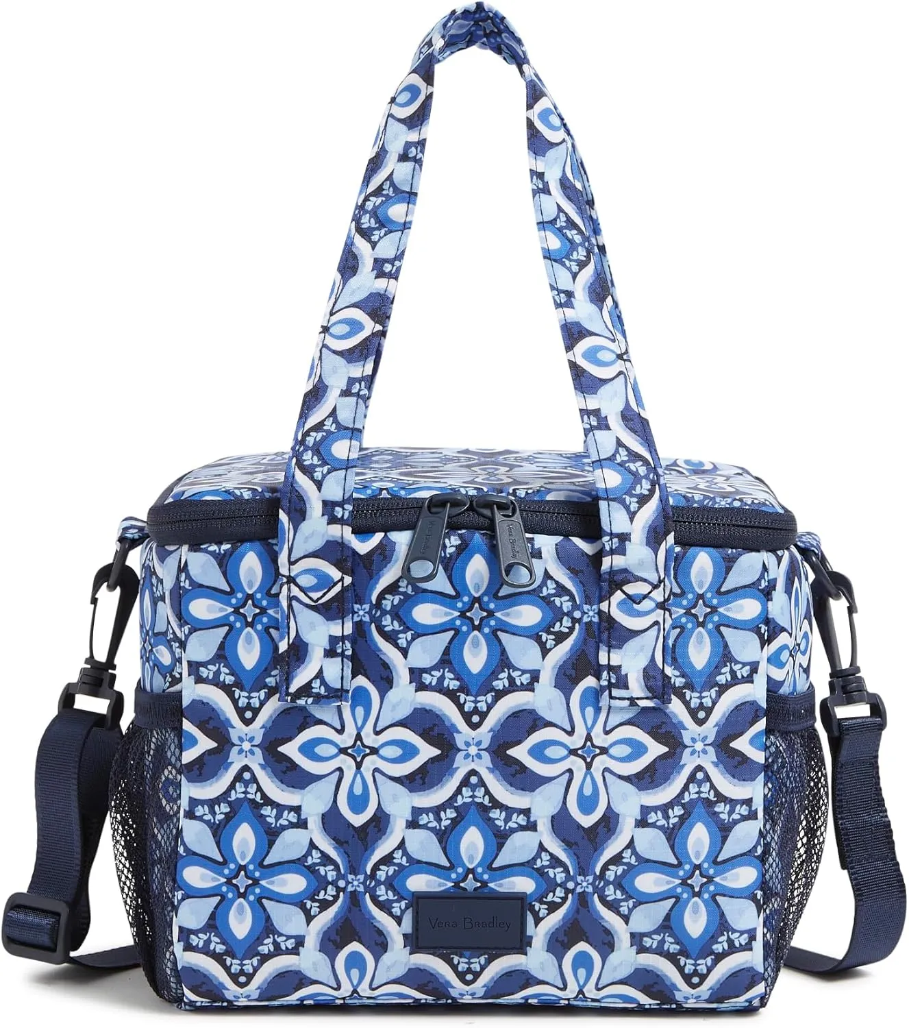 Vera Bradley Recycled Ripstop Lunch Cooler, Raindrop Medallion