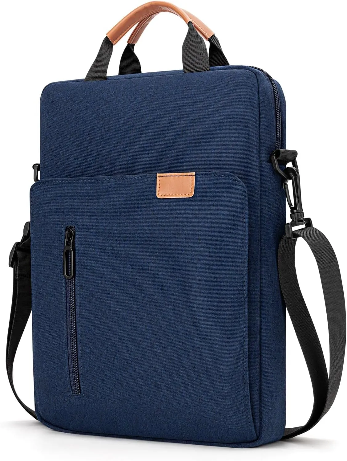 Vertical Laptop Case Computer Bag for 13-13.3 Inch MacBook Air/Pro Computer Notebook, Waterproof Protective Lightweight Laptop Computer Cover Bag, Navy Blue