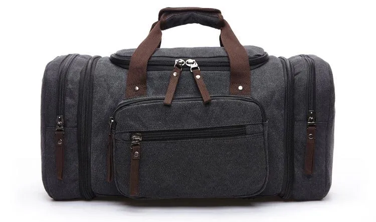 Vintage Canvas Gym  Duffel  unisex Travel Tote Bag