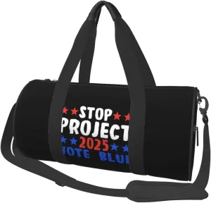 Vote Blue Stop Project 2025 Duffel Bag Gym Bag Travel Sports Tote Large Foldable Beach Swim Yoga7