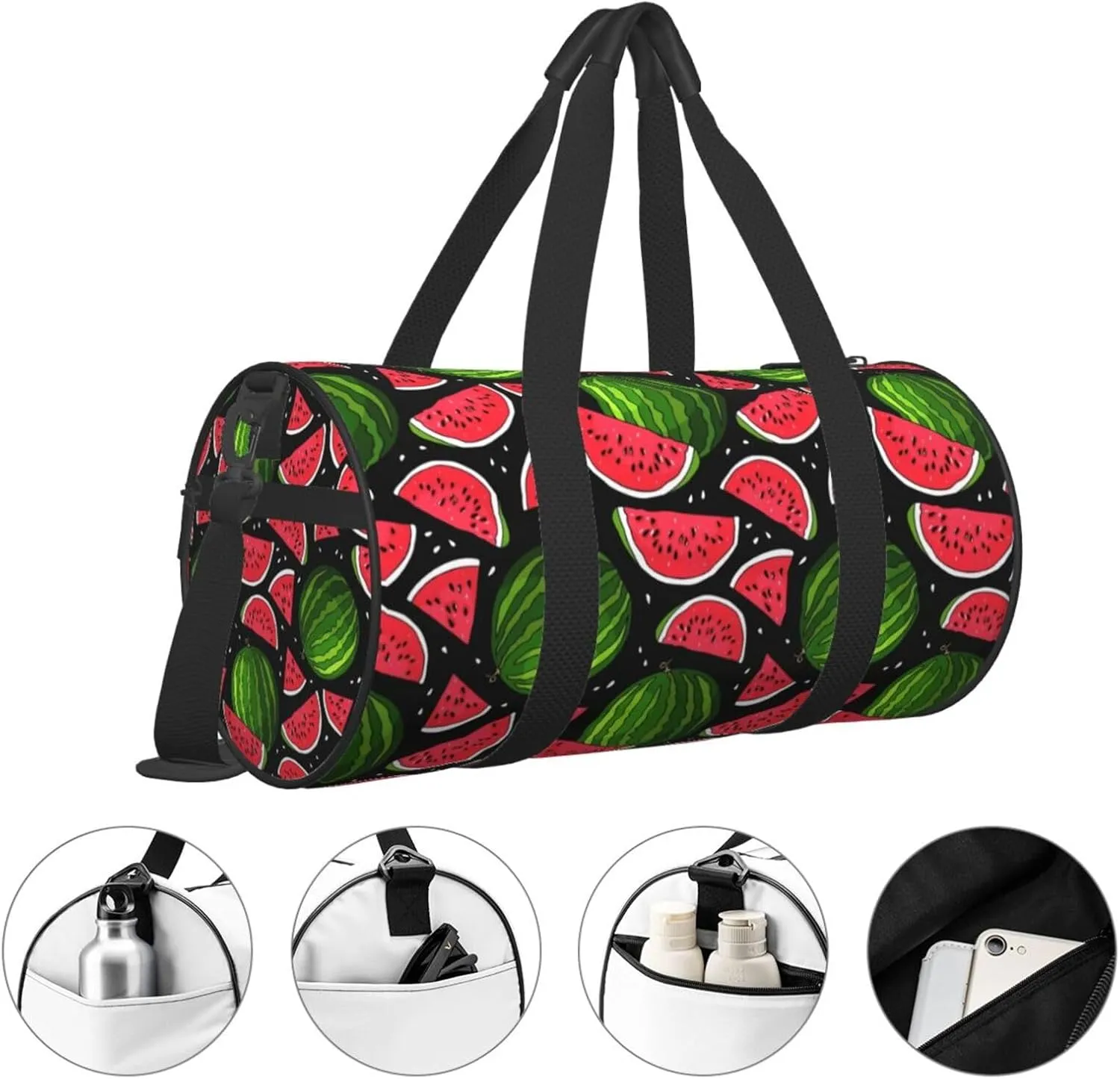 Watermelon Sports Gym Duffel Bag For Men Women Weekender Travel Workout Training Handbag