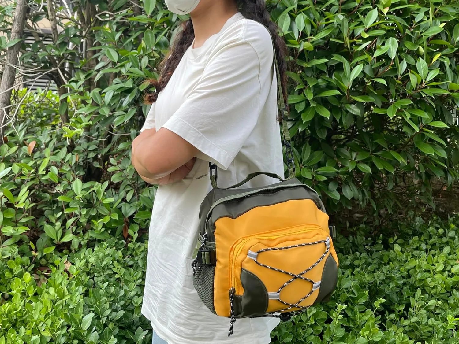 Waterproof Sling Backpack Crossbody Sling Bag for Women Men, Multipurpose Travel Hiking Adjustable Chest Bag Casual Daypack with Anti-theft Pocket