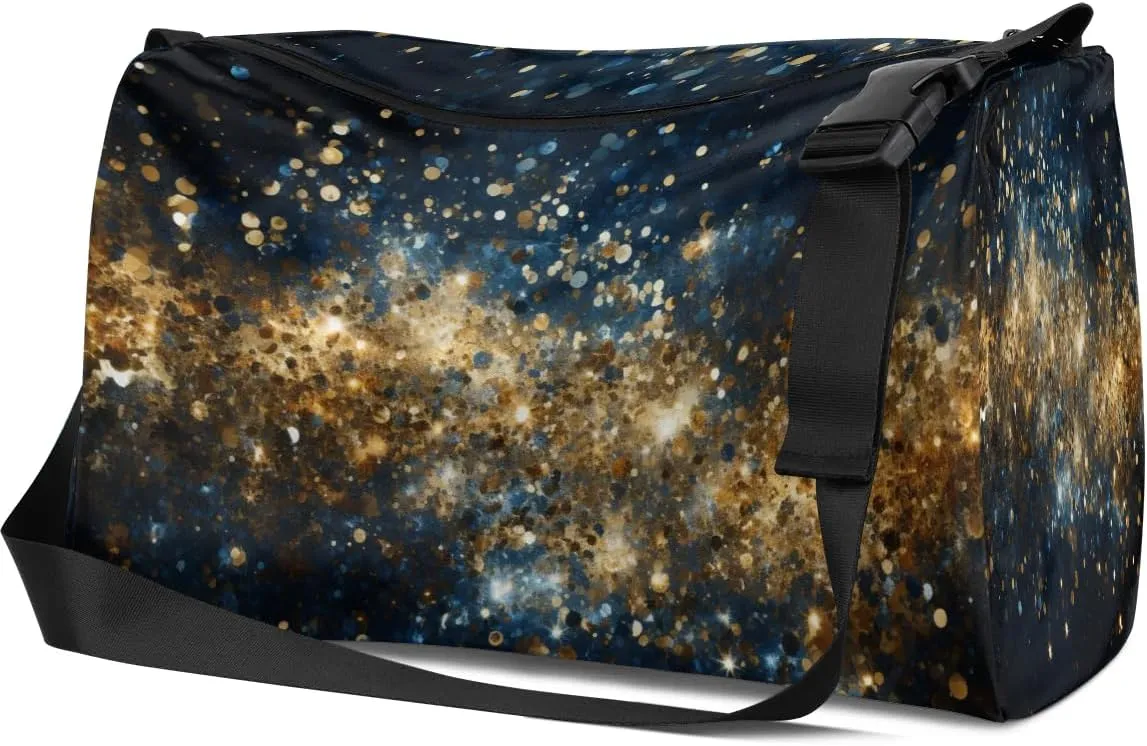 Weekend Bag Art Intersting Printing Lightweight Carry On Duffel Bag Waterproof Gym Bag Pu Leather Duffle Bag for Workout Travel Sport