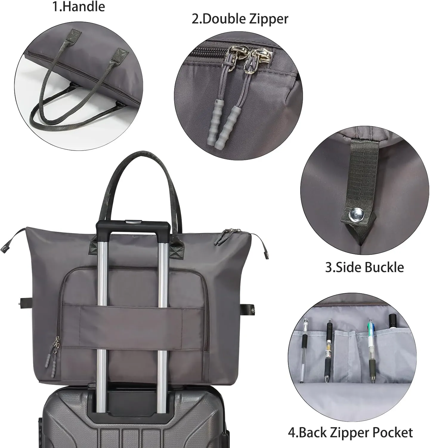 Weekender Travel Bag Gym duffle sports Bag Durable Duffle Bag Sports Bag for Fitness and Business Trips