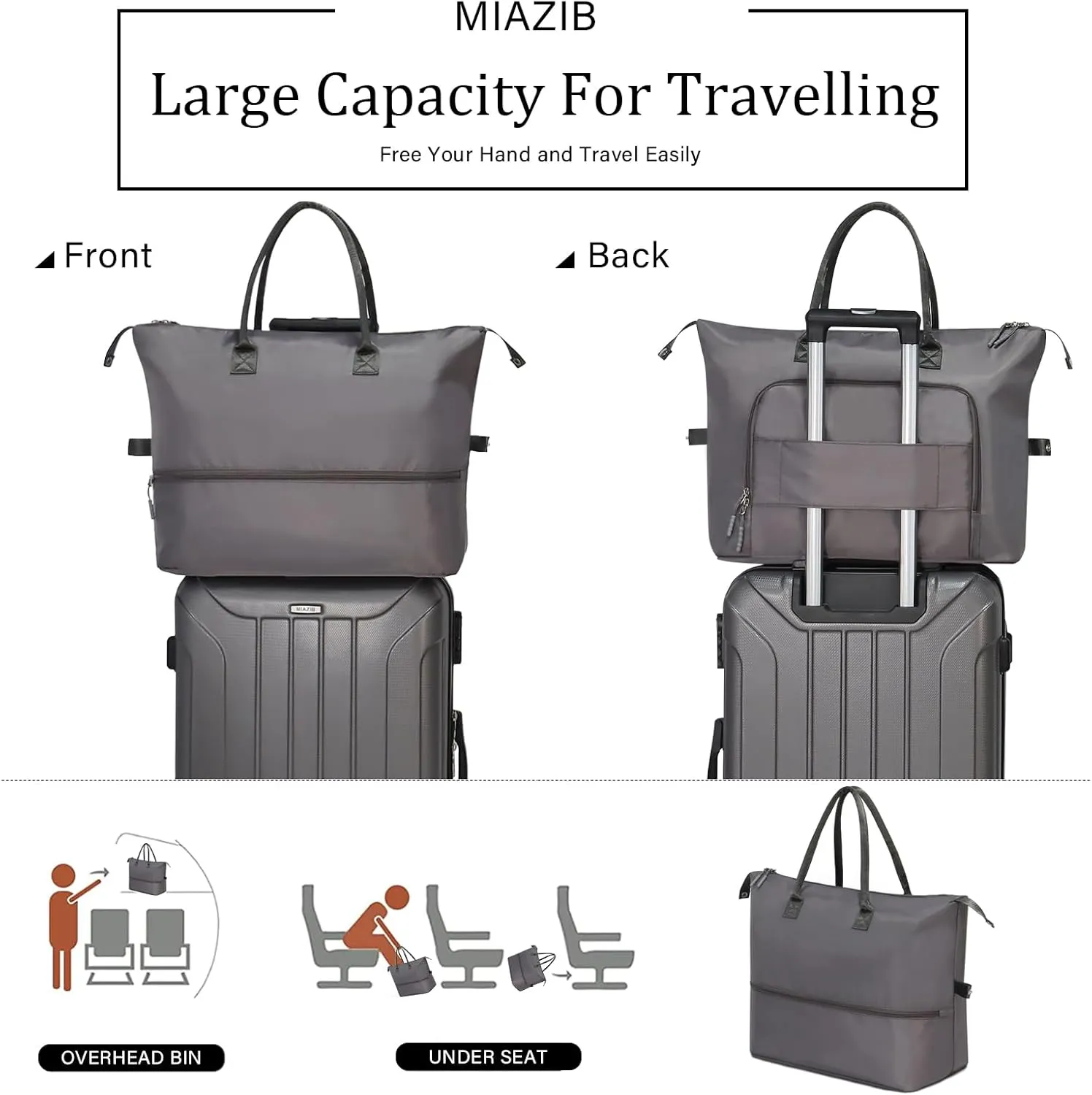 Weekender Travel Bag Gym duffle sports Bag Durable Duffle Bag Sports Bag for Fitness and Business Trips