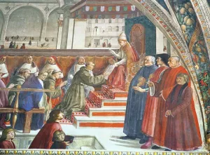 WGZGEFLEB Classical Mural Art Print Modern Prints Lorenzo De Medici Sassetti and His Son with Antonio by Domenico Ghirlandaio Color Poster Prints for Home Decor 60x90cm