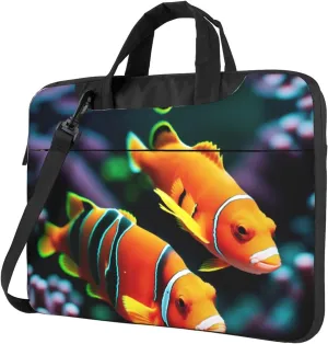 Whales Laptop Shoulder Bag Notebook Computer Case Briefcase With Shoulder Straps And Handle