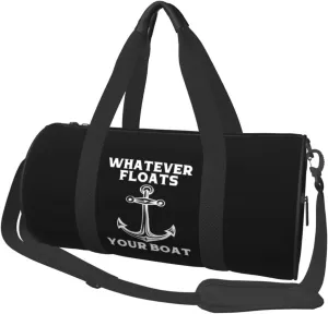 Whatever Floats Your Boat Duffel Bag Gym Bag Travel Sports Tote Large Beach Swim Yoga1