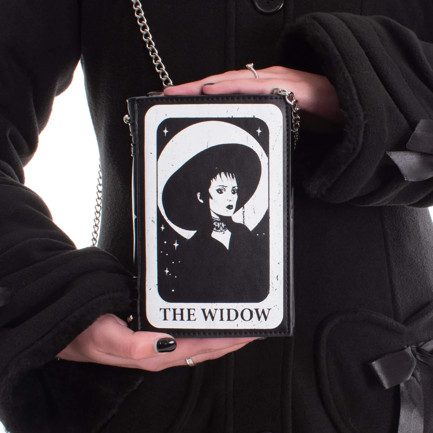 WIDOW TAROT NOTEBOOK BAG - BLACK