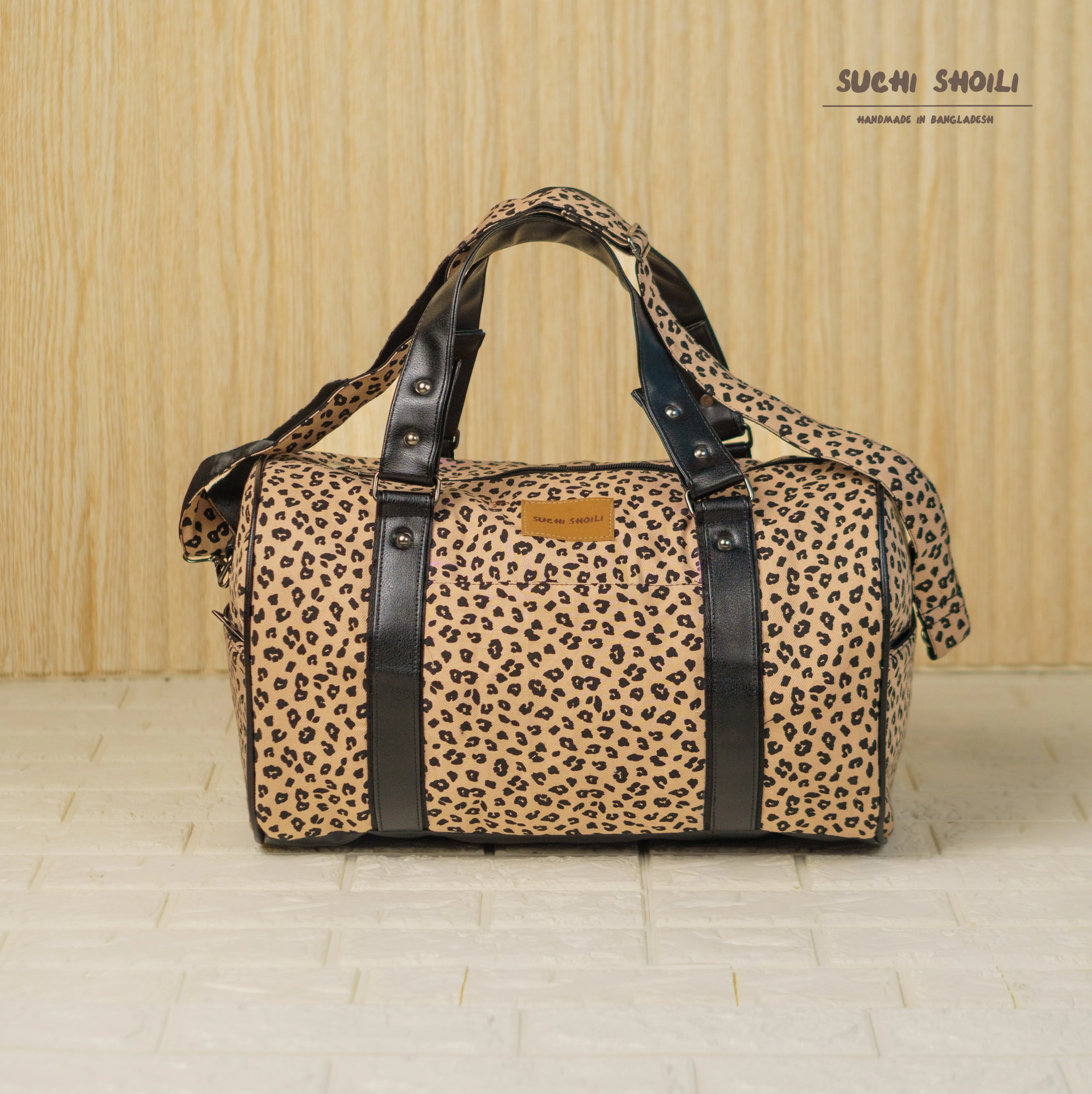 Wild Leo Square Duffel Bag