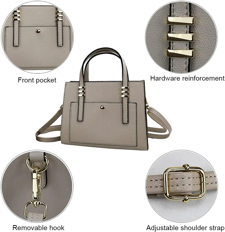 Women Fashion Handbags Tote Bag Shoulder Bag Wallet Messenger Bag for Ladies 3 Pcs Set