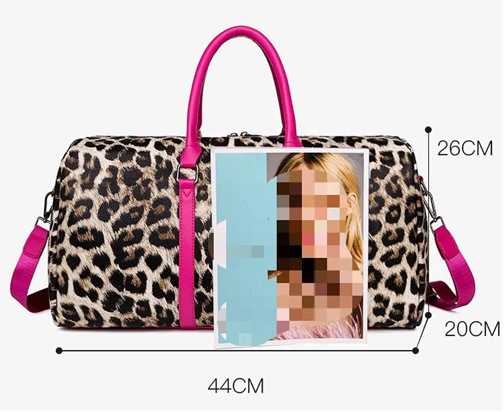 Women Handbags PU Leather Tote Bags Animal Texture Pattern Travel Bag Large Capacity Long Bag