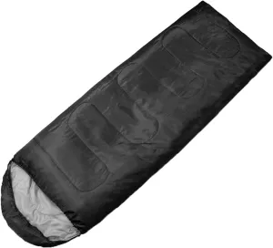 XTYPE Sleeping Bag Ultralight Camping Waterproof Sleeping Bags Thickened Autumn Winter Warm Sleeping Bag Adult Outdoor Sleeping Bags (Color : Black)