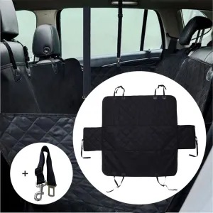 YES4PETS - Waterproof Premium Pet Back Car Seat Cover Hammock NonSlip Mat Protector   Free Pet Seat Belt